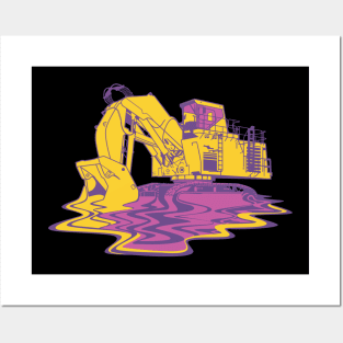 Hot Excavator Posters and Art